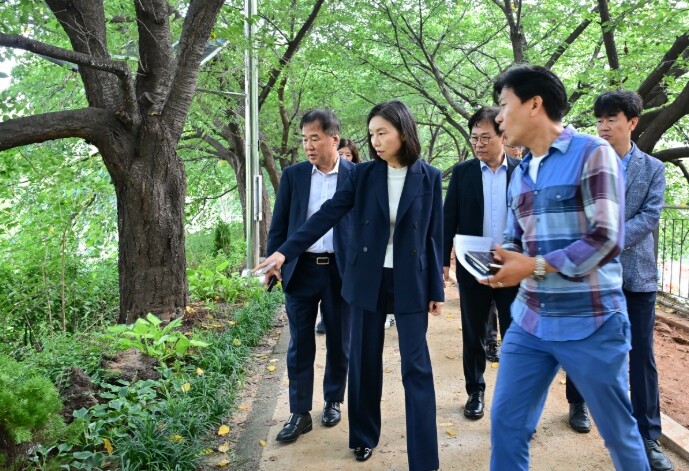 서울특별시의회 최호정 의장, 안양천 ...