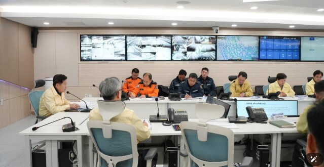 제주도, 폭설 속 비상근무 총력 대응...
