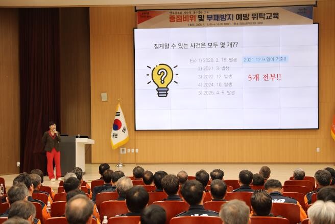 충남소방, 중점비위 예방 ‘총력’