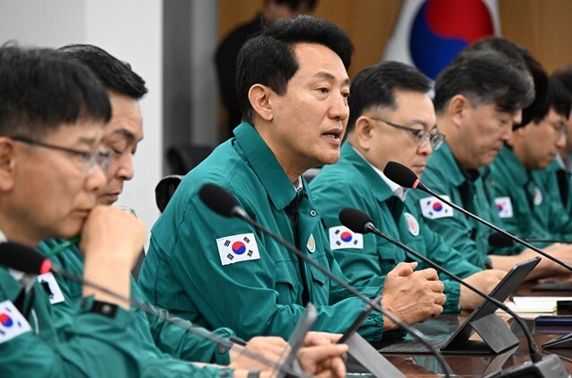 오세훈 서울시장, 복귀 후 첫 공식 ...