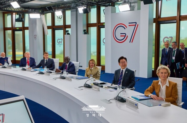 이 대통령, G7 정상회의서 &quo...