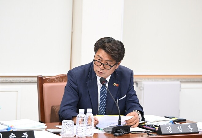 제주특별자치도의회 장정훈 의원, &...