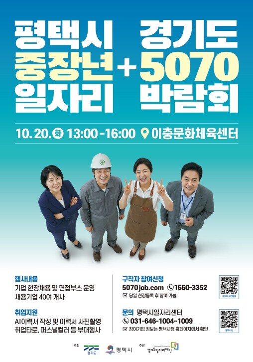 20일 평택서 만나는 중장년 일자리…...